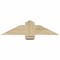 Ekena Millwork Eugene Rough Sawn Timber Gable Bracket, Douglas Fir, 36"W x 9"H x 2"D x 6"F, 6/12 Pitch GBW036X09X0206EUG00RDF - alternate 1